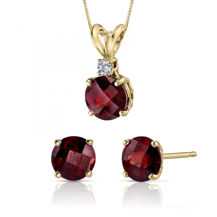 Zlatá granátová kolekcia