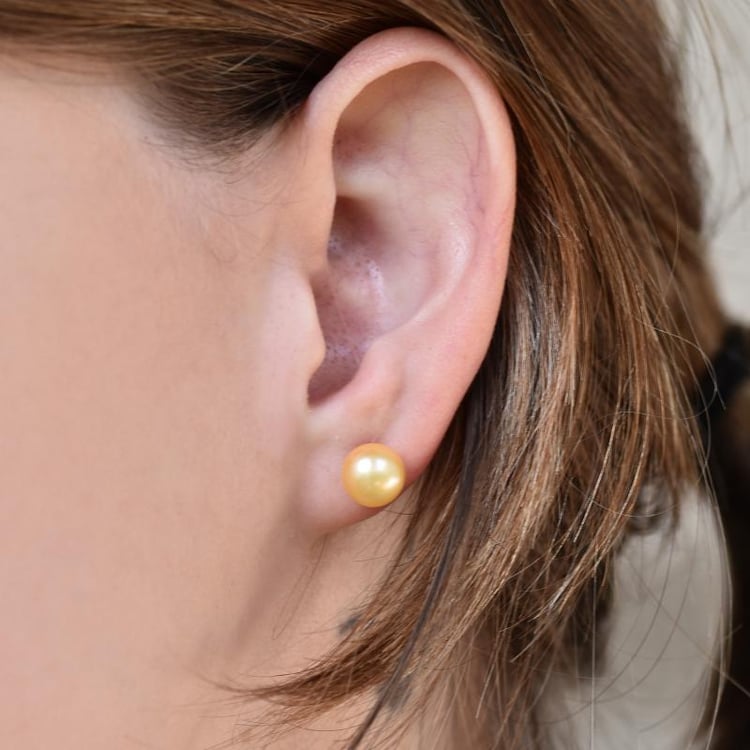 Perlové strieborné náušnice 3159