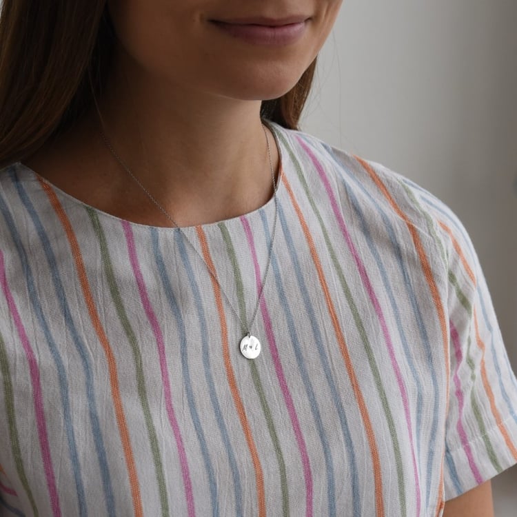 Prívesok s s obojstranným gravírom z platiny 70566