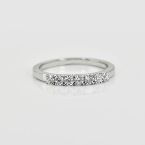 Zlatý eternity prsteň s lab-grown diamantmi Lona