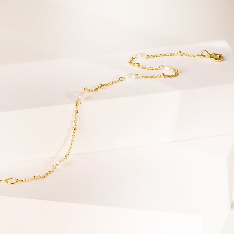 Strieborný náramok s perlami Giuletta 164618