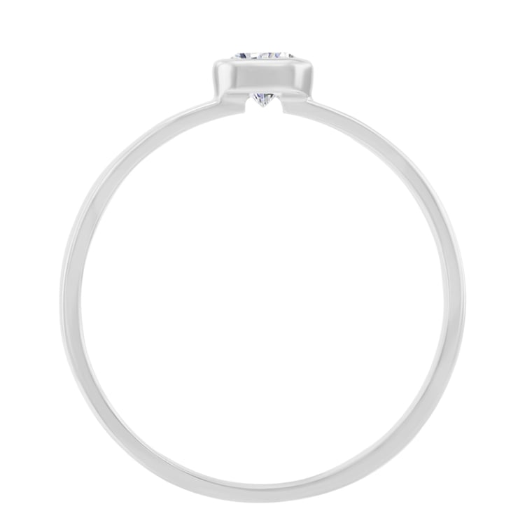 Zlatý zásnubný prsteň s diamantom 2875