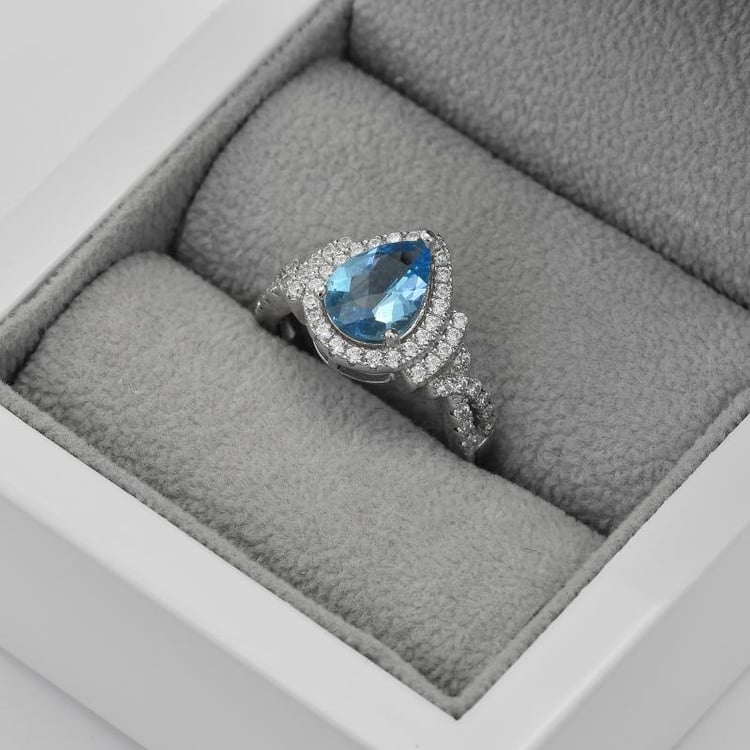 Topásový prsteň 43196