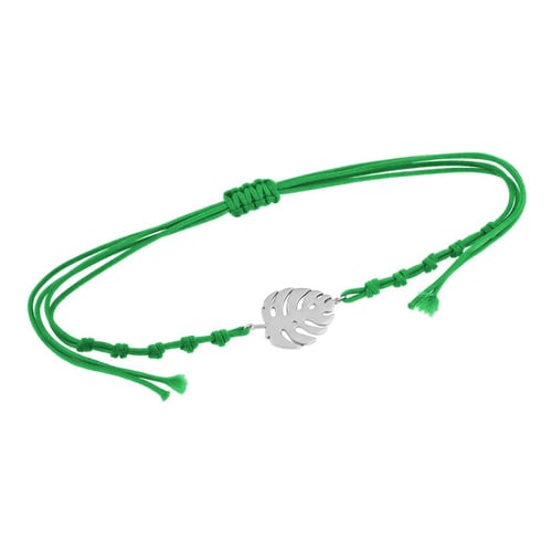 Povrázkový náramok s listom Monstera
