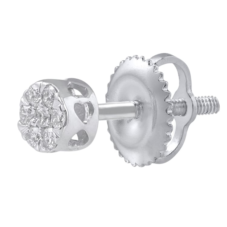 Náušnice s diamantmi 19335