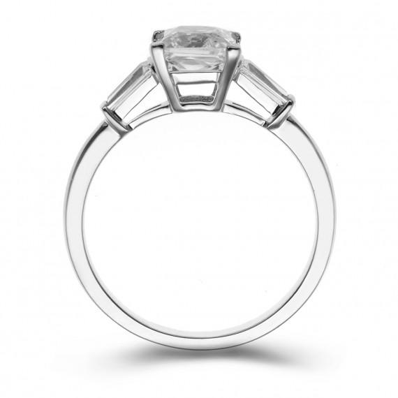 Prsteň z platiny Kiera 11116