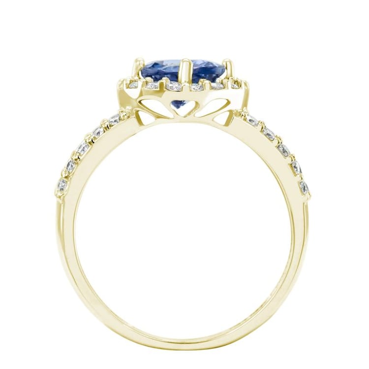 Zásnubný prsteň s tanzanitom 25052