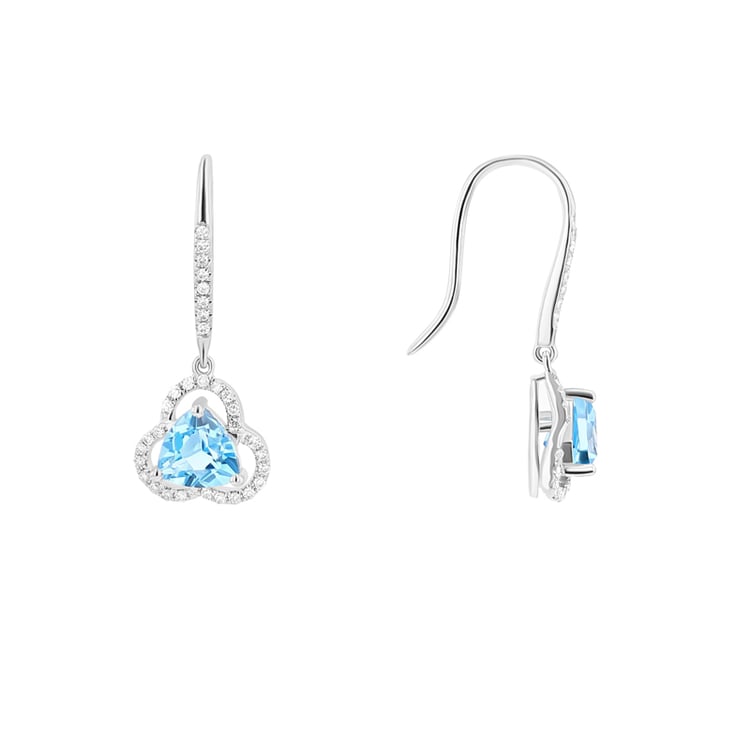 Diamantová zlatá kolekcia s topásmi Floria 115453