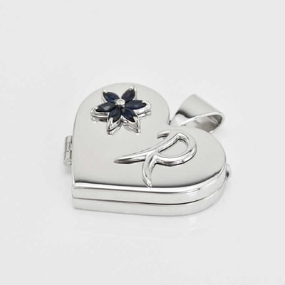 Medailónik zo 14k bieleho zlata