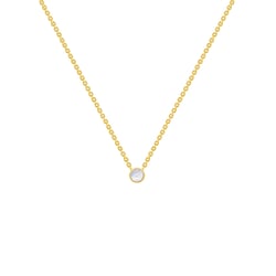 Minimalistický náhrdelník s mesačným kameňom Vieny