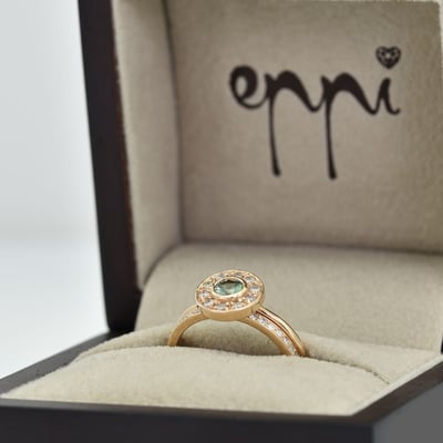 Zásnubný set s alexandritom