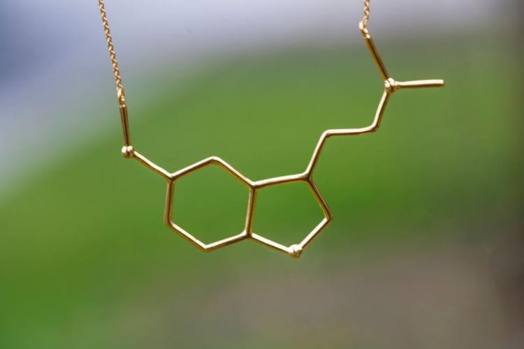 Geometrický náhrdelník 7358