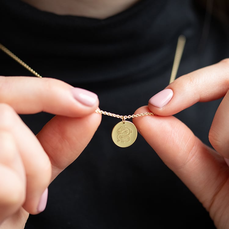 Personalizovaný náhrdelník Čínske znamenie zverokruhu 135188