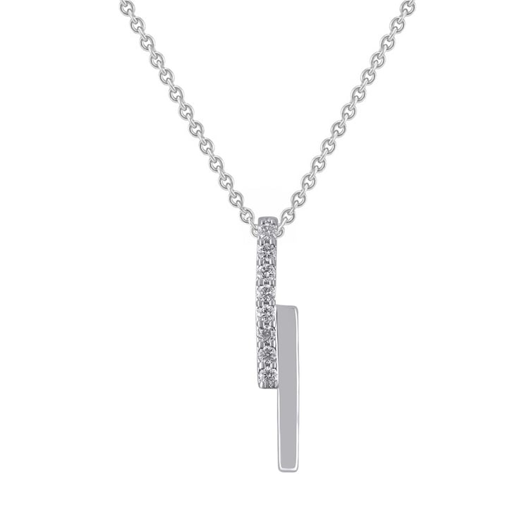 Zlatý prívesok s lab-grown diamantmi Katie 163435