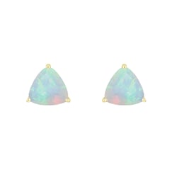 Strieborné náušnice s opálmi Magni