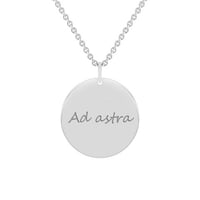 Zlatý prívesok s obojstranným gravírom Leasy