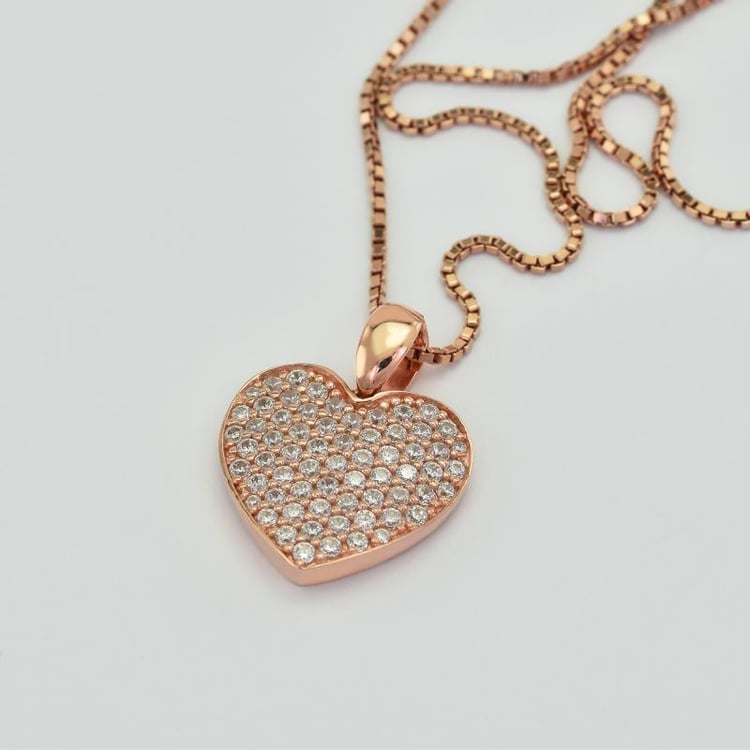 Pozlátený prívesok so zirkónmi 25973