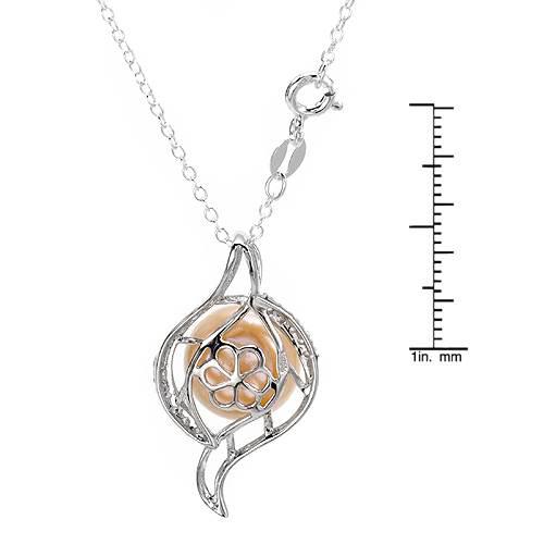 Strieborný náhrdelník s perlou 1684