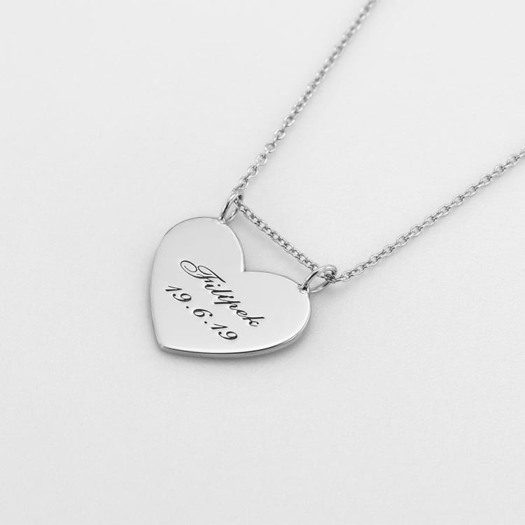 Prívesok srdce s gravírom podľa vašej voľby 46801