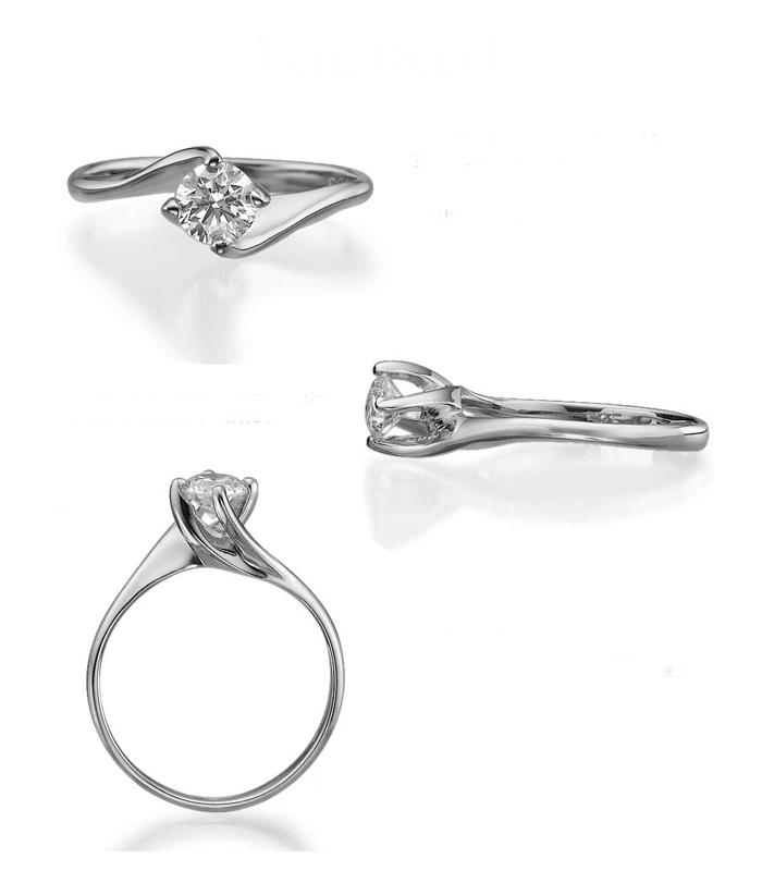 prsteň s diamantom 55484