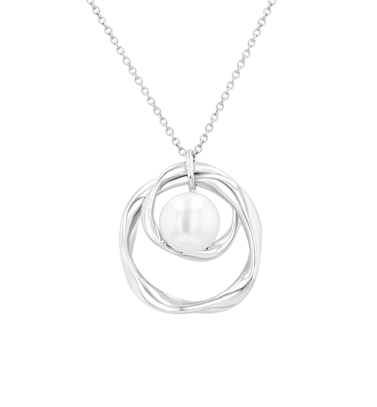 Strieborný prívesok s perlou Alya 164095