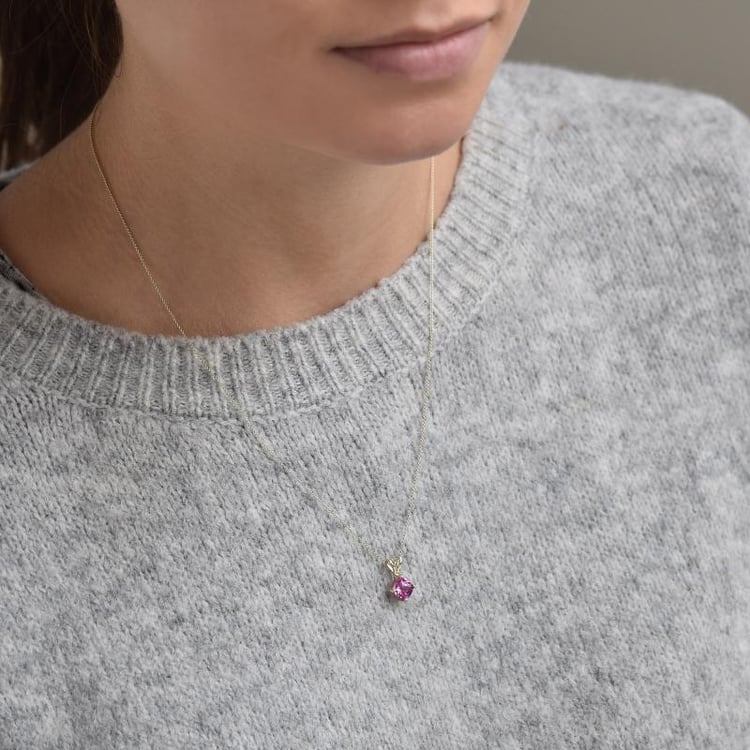 Náhrdelník so zafírom 36749