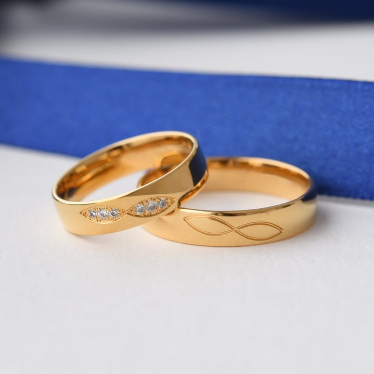 Decentné snubné prstene zo zlata 76242