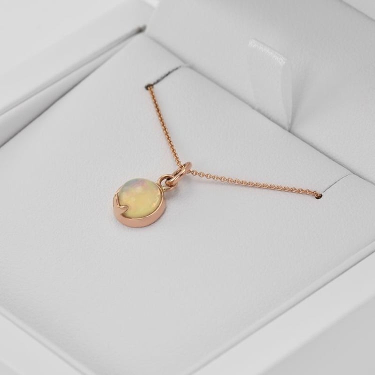 Opálový zlatý prívesok 29736