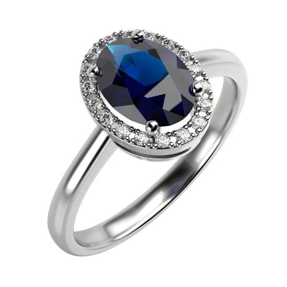 Zafírový prsteň