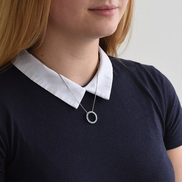 Karma prívesok so švajčiarskymi topásmi 79141