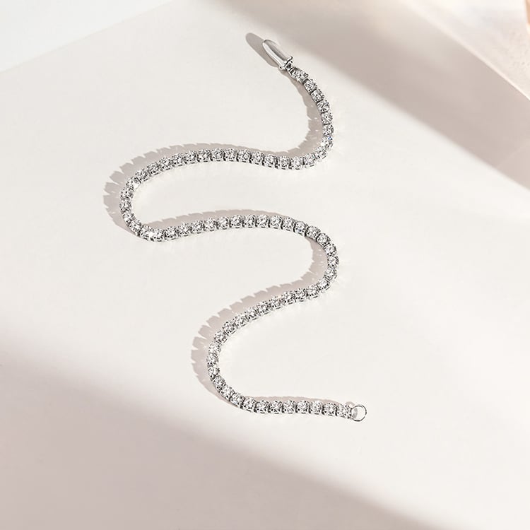 Zlatý tenisový náramok s lab-grown diamantmi Shimayra 156071