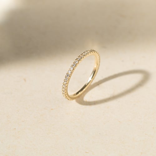 Eternity prsteň zo zlata s lab-grown 1.25mm diamantmi Archie