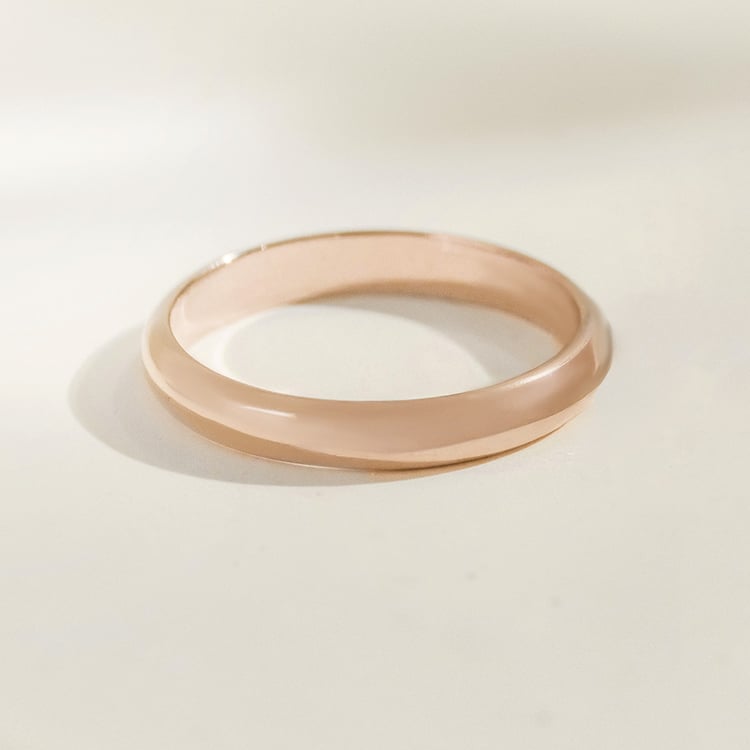 Pologuľaté svadobné prstene zo zlata vo farbe hazelnut Amma 163731