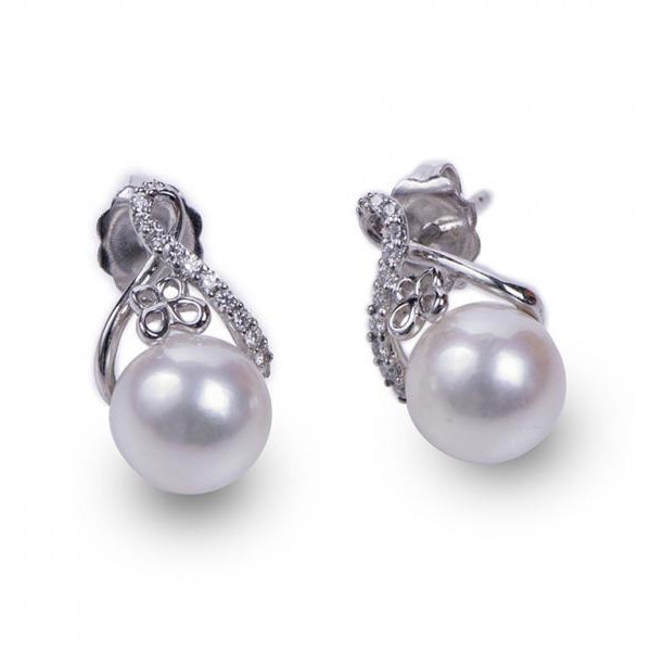 Perlové náušnice 25070