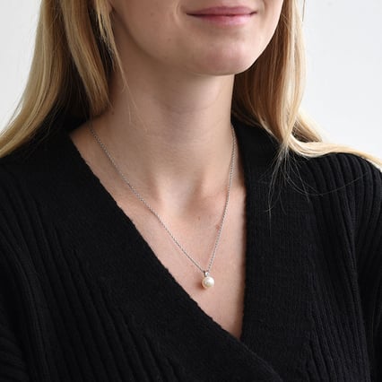 Perlový prívesok so zirkónem Crispus