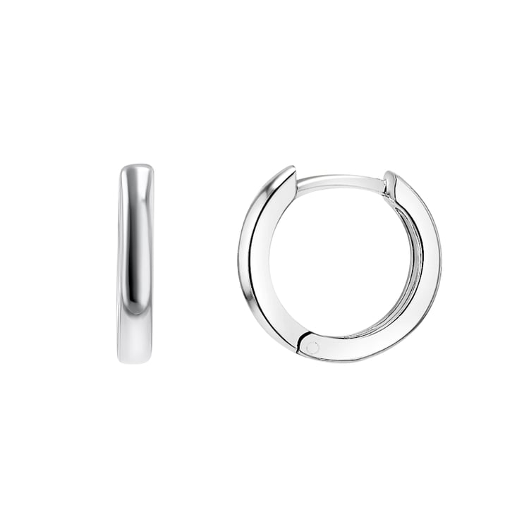 Strieborné kruhové náušnice