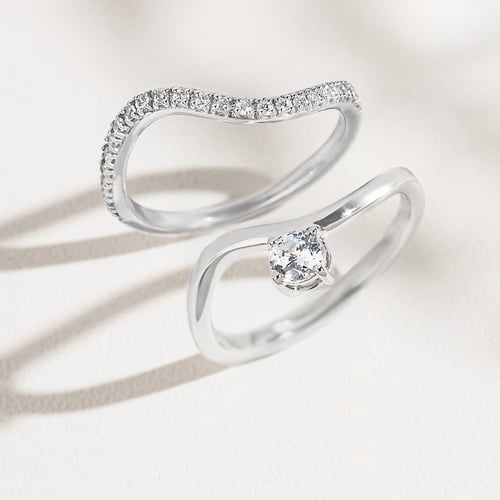 Romantický zásnubný set prsteňov s lab-grown diamantmi Kayla