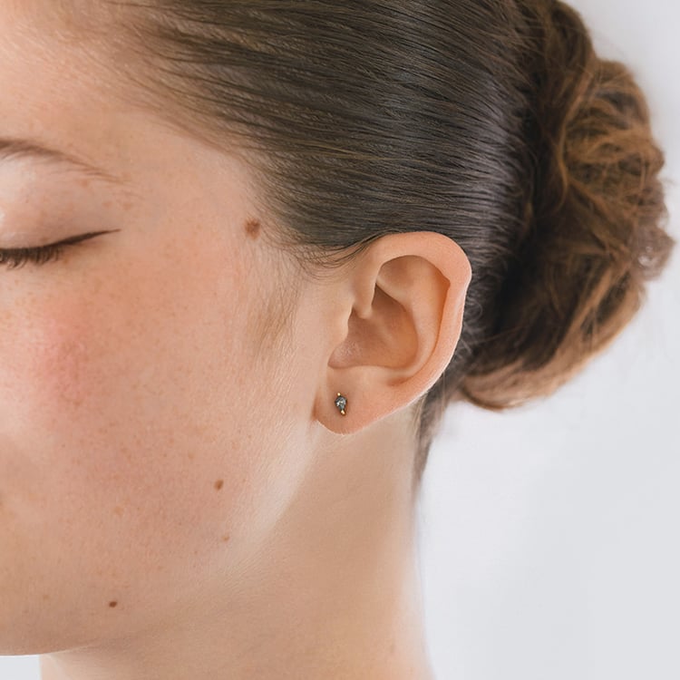 Náušnice s kite salt and pepper diamantmi Joann 156053