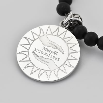 Prívesok zo 14k bieleho zlata