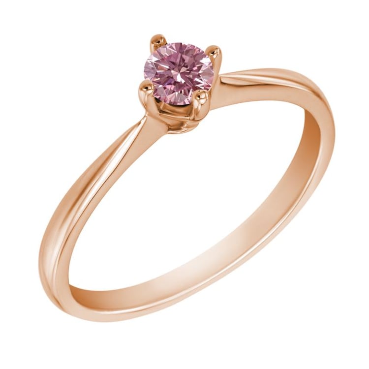 Prsteň s ružovým diamantom Nanel 10639