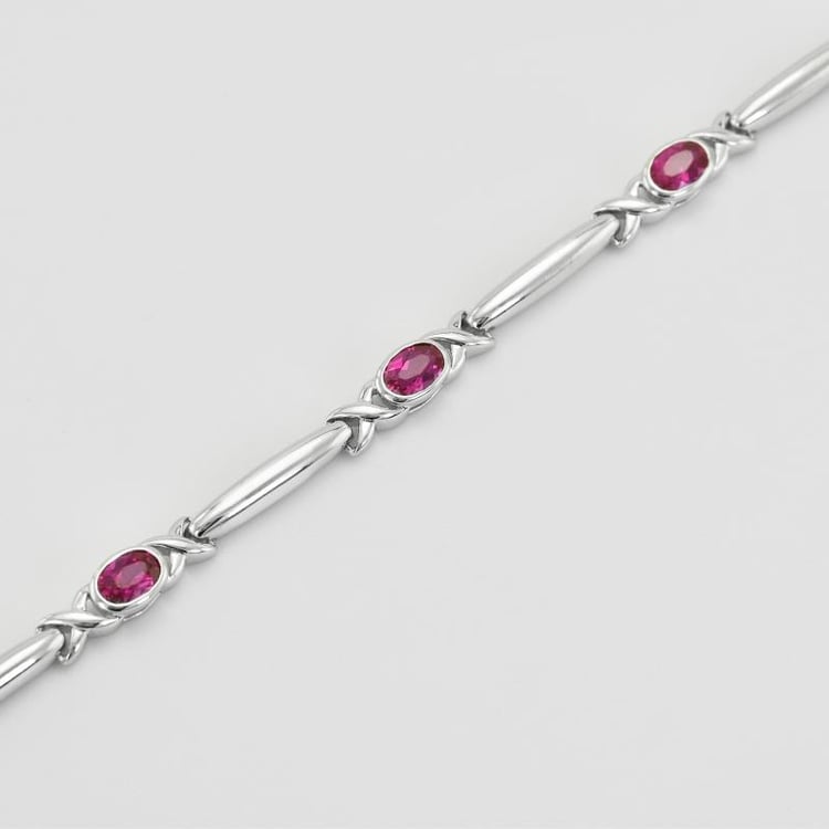 Náramok s rubínmi 38856