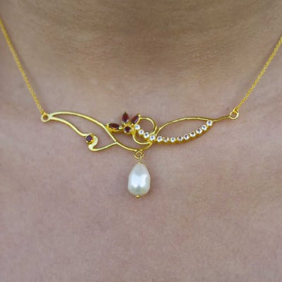 Pozlátený náhrdelník