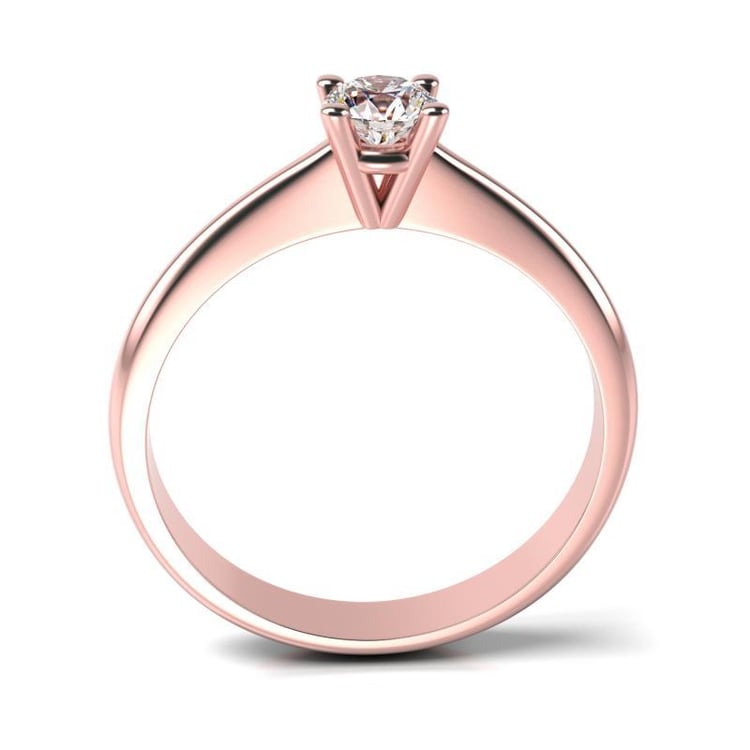 Prsteň s certifikovaným diamantom 10478