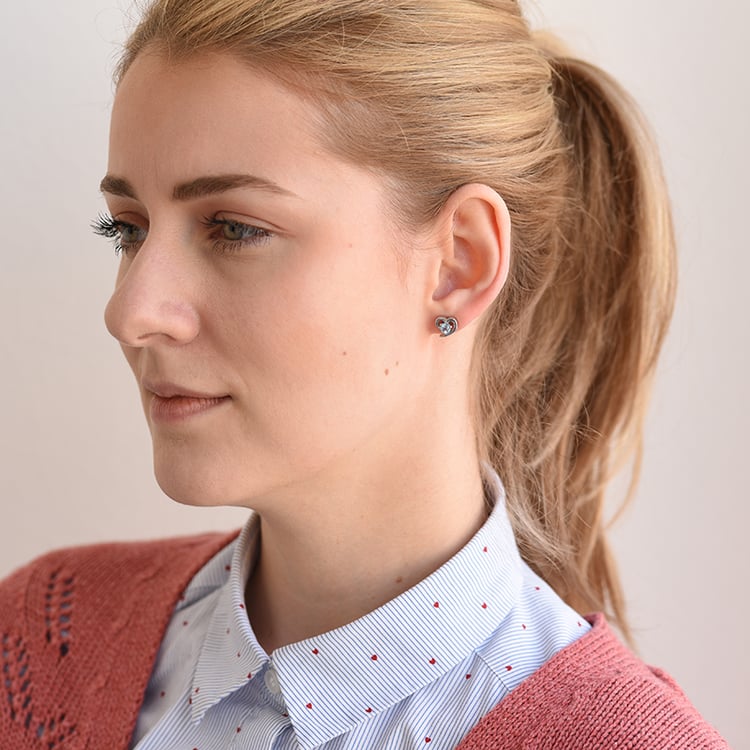 Náušnice v tvare srdca 59152