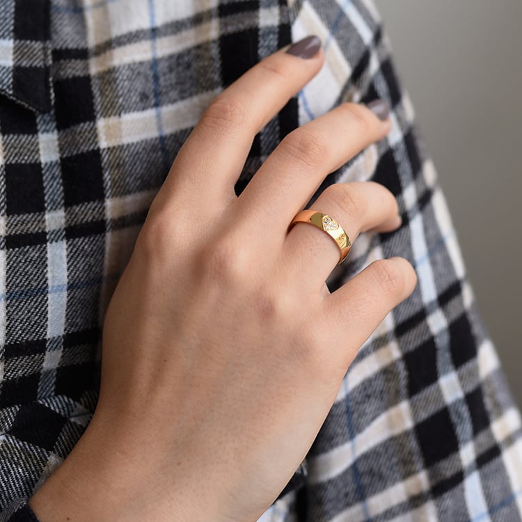 Zlatý komfortné snubný prsteň 62727