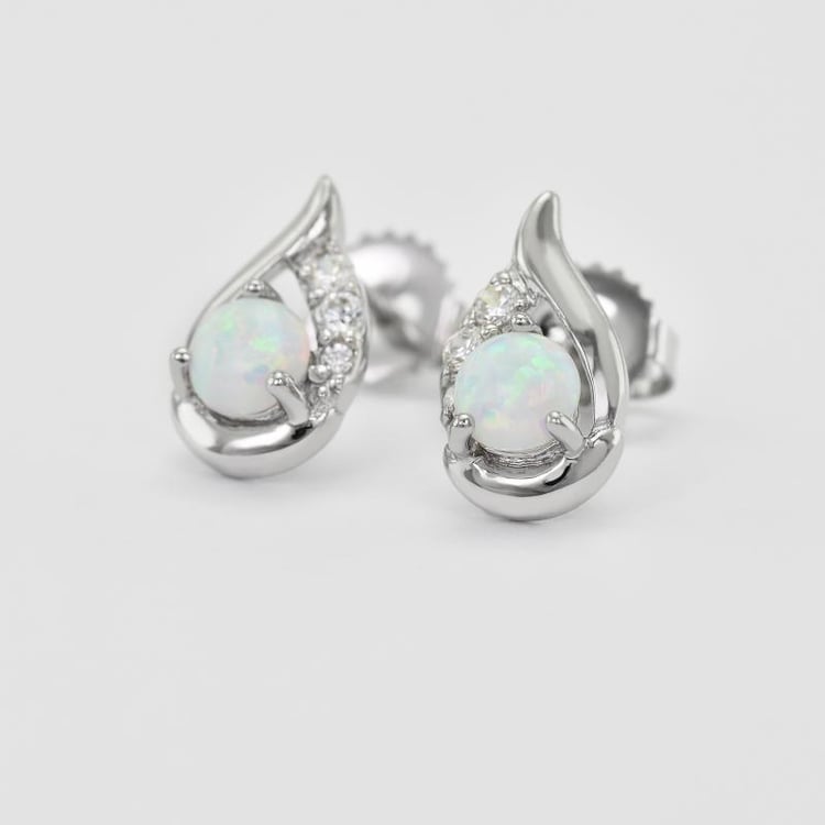 Náušnice s opálmi 10768