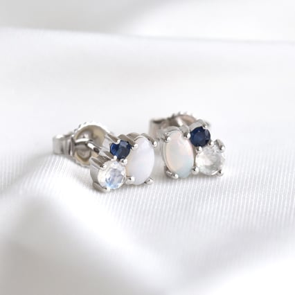 Elegantné cluster náušnice Apolinar