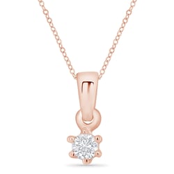 Prívesok s výberom karátovej váhy lab-grown diamantu Aliva