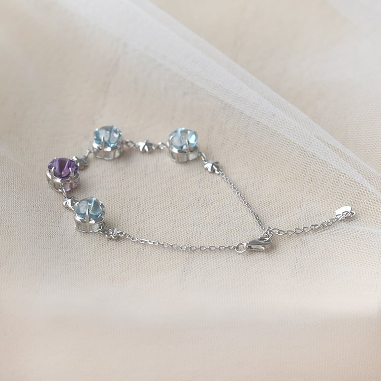 Zlatý náramok s ametystom 71315