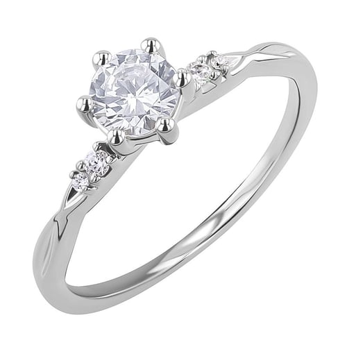 Zásnubný prsteň s lab-grown diamantmi Mileva